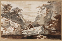 L 077
          <br/>
          Berglandschap
          <br/>
          <em>Anoniem It (17de eeuw)</em>